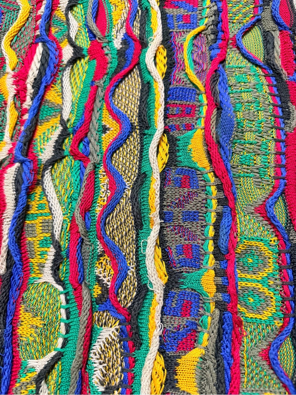 Vintage COOGI Crewneck Sweater Large Men's Multicolor Y2K Streetwear - Picture 11 of 12